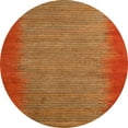 thumbnail image 1 of Ahgly Company Machine Washable Indoor Round Abstract Red Area Rugs, 7' Round, 1 of 7