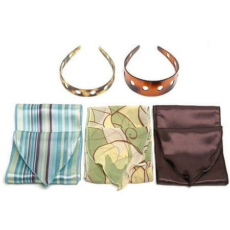 Scunci 5pk Assortment Natural Scarfband