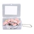 thumbnail image 1 of Sound Aid Clip Holder Plaid Flower Sound Amplifier Hanging Rope Lanyard Clip Lost Prevention Protector Rope Pink Monaural, 1 of 6