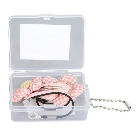 Sound Aid Clip Holder Plaid Flower Sound Amplifier Hanging Rope Lanyard Clip Lost Prevention Protector Rope Pink Monaural
