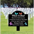 thumbnail image 2 of SLYNSHome Memorial Stakes Grave Decorations for Cemetery,Mom and Dad Memorial Plaques Markers for Cemetery Humans Outdoor Yard Garden, 2 of 6