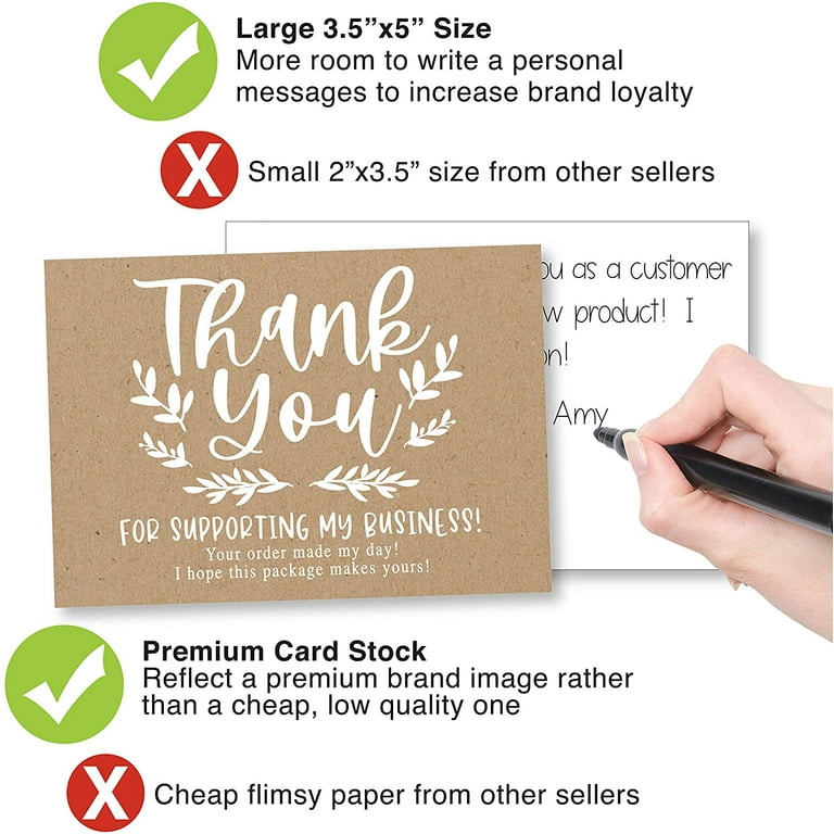 Build Loyalty with Small Business Thank You Cards