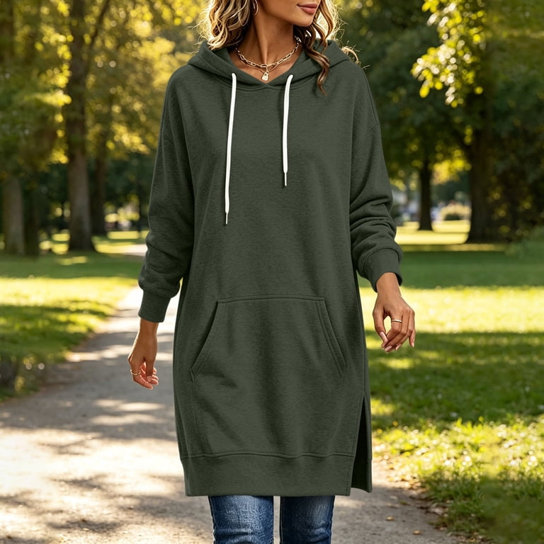 army green hoodie dress Hooded Linen Maxi Dress with Tie Waist, Hooded Linen Maxi Dress, Heavyweight Wrap Linen Dress with Hood, Spring Dress for Women, 2XL / White