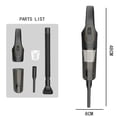 thumbnail image 4 of Aspirateur Portatif 2-en-1 à Main pour Planchers, Tapis, Poils d'Animaux, Chargeur USB, 4 of 8