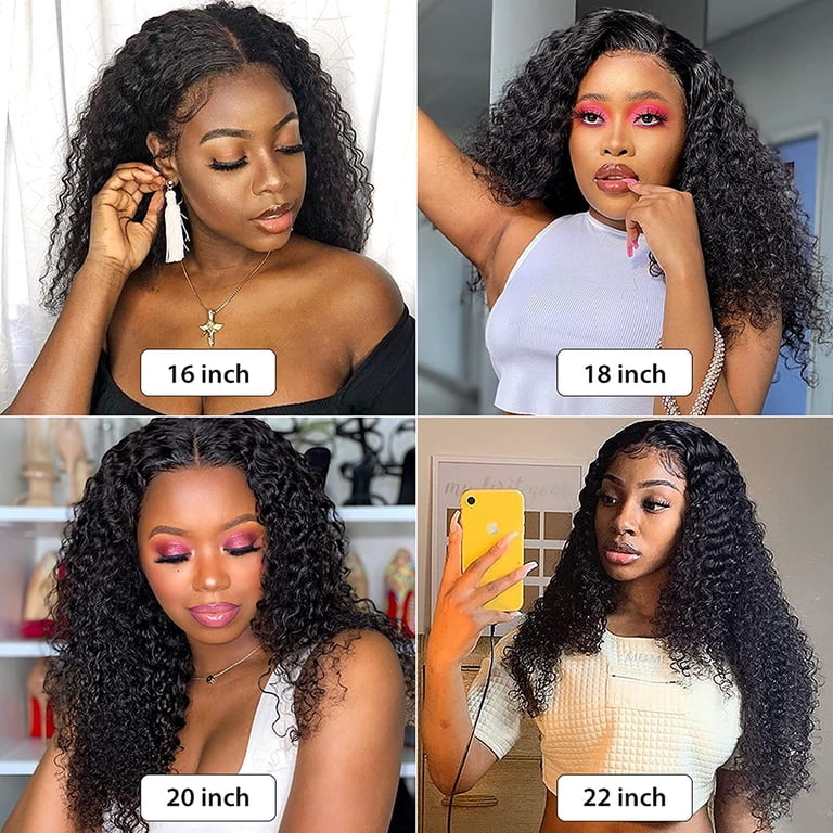 Water Wave Wigs Human Hair Pre Plucked Brazilian human hair  display picture 3