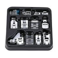 thumbnail image 1 of Abbracc 11Pcs Presser Feet Set snap Sewing Machine Foot for Low Shank Sewing Machine Use, 1 of 6