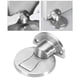 thumbnail image 3 of Topes de puerta con imán de material acero inoxidable Protectores de pared sin perforaciones Parachoques de protección de tope de puerta antideslizante Plata, 3 of 7