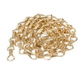 thumbnail image 4 of Aluminum Chain, Glossy Practical Convenient Assembly Light Fixture Chain  For DIY For Flowerpot For Bird Feeders Gold, 4 of 8