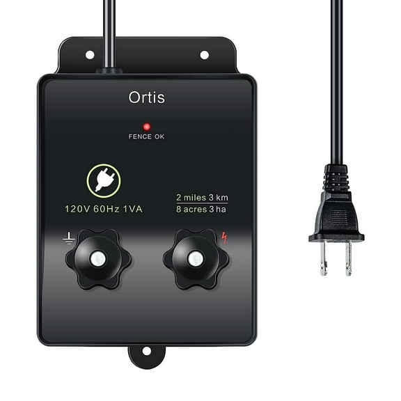 Ortis 2 Mile Electric Fence Energizer Joule Controller