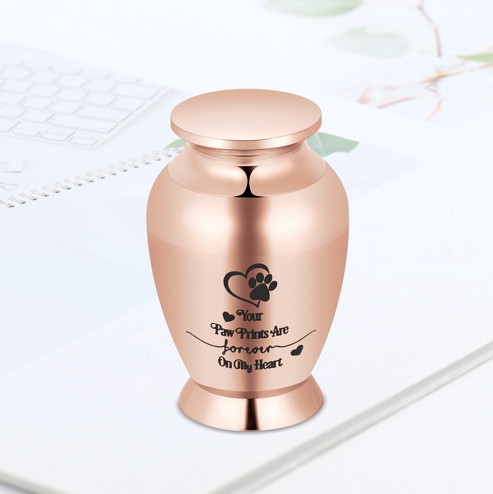 Small Keepsake Urns for Human Ashes 2.82 Inch Urn Cremation Urns for Ashes Stainless Steel Memorial Ashes Holder-Decorative Urns Keepsake Urns for Pet Cremation Urn