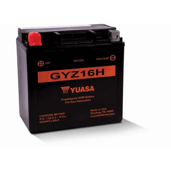 12 V HIGH PERFORMANCE FACTORY ACTIVATED AGM BATTERY GYZ16H MADE IN THE USA