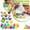 colour, variant on Decorr 12 Pack Prefilled Plastic Easter Eggs with Wind-Up Toy Cars - 6 Large & 6 Small Animal Vehicles for Easter Egg Hunt, Basket Stuffers, Party Favors, Kids Children Family Holiday Gifts