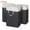 3 Pack Foldable Laundry Basket, variant on Laundry Basket with Lid, 22.45gal Large Deluxe Laundry Baskets - Collapsible Foldable Laundry Hamper Big Storage Basket Bin for Clothes Washing Bedroom Organizer Toy Collection (Black)