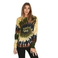 thumbnail image 2 of DARESAY Tie Dye Style Long Sleeve T-Shirt Men Women - Fun, Multi Color Tops, 2 of 2