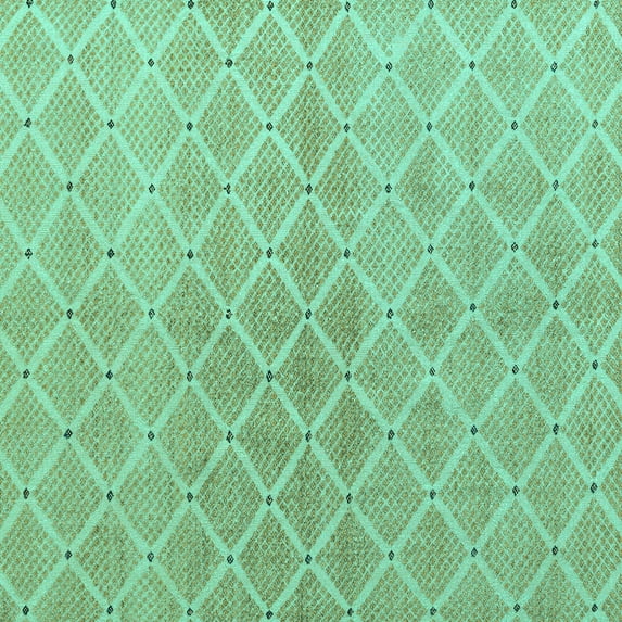 Ahgly Company Machine Washable Indoor Square Abstract Turquoise Blue Modern Area Rugs, 4' Square