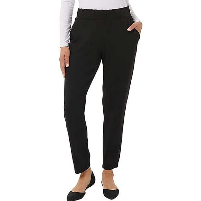 32 DEGREES Cool Ladies' PullOn Knit Pant (Black, XXL)