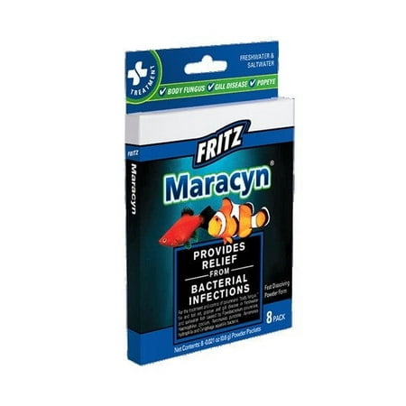 UPC: 0080531460009 | Fritz Maracyn Bacterial Treatment Powder for Freshwater and Saltwater Aquariums