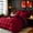 red&black, variant on 2pcs Twin Diamond Pattern Large & Extra-Large Bed Sheet Sets Soft Lightweight Fabric Breathable Quilt Easy To Take Care Of Equipped With 1 Quilt And 1 Pillowcase