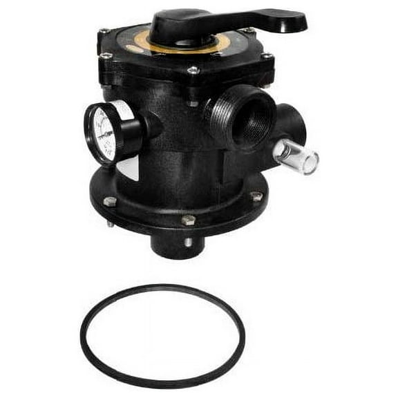 The Pool Supply Shop Black and Yellow Sand Filter DVK-7 Valve Kit