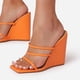 thumbnail image 4 of Sandalias de cuña con plataforma y punta cuadrada para fiesta sexy para mujer Wmkox8yii  ytu2798, 4 of 6
