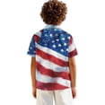 thumbnail image 6 of EnJoCho USA Flag Shirt Kids 4th of July Button Down Shirts Girls Boys Patriotic Short Sleeve Independence Day Tee Tops 5-14T Baby 250th Anniversary USA Outfits, 6 of 6