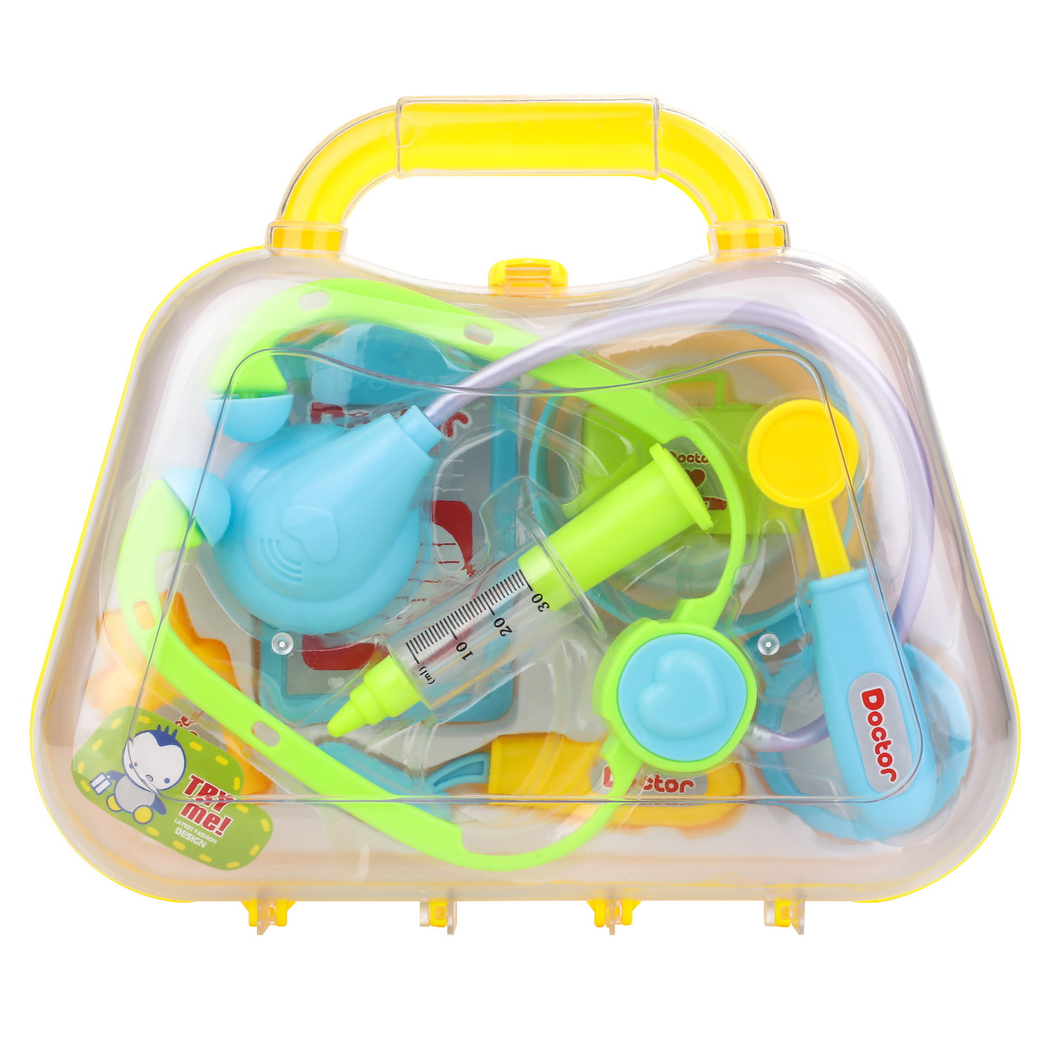 Doctor Kit Pretend Play Doctor   Nurse Carry Case Educational Playset Toy 