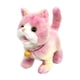 thumbnail image 5 of Gato de peluche eléctrico, animal de peluche tierno para la hora de dormir, recuerdo de fiesta para amigos rosa, 5 of 9