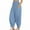 Blue, variant on THDHVS Linen Pants Women,Casual Pants for Women,Baggy Wide Leg Pants Casual Elastic Waisted Pants with Pockets Gray 2XL