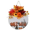 thumbnail image 2 of sruoe Halloween Decorations, Indoor Outdoor Halloween Decor, Artificial Wreaths, Halloween Decorations for Outside, Front Door Wreaths, Autumns Wreath Decorations, 2 of 7