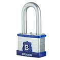 thumbnail image 2 of Brinks 50mm Laminated Steel Padlock with 2in Boron Shackle, 2 of 9