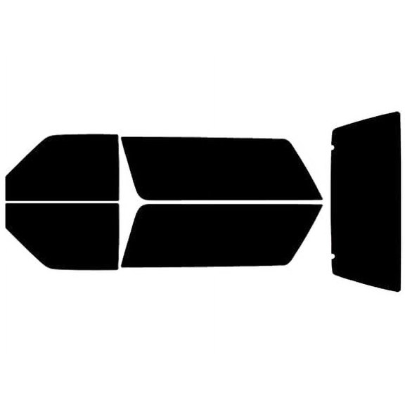 Rvinyl Window Tint Kit Compatible with Chevrolet S-10 Blazer 1983-1994 (2 Door) - Complete Precut