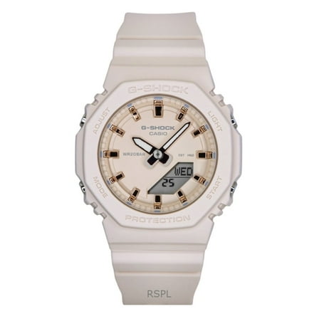 Casio G-Shock Analog Digital Resin Strap Beige Dial Quartz GMA-P2100M-4A 200M Women's Watch