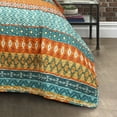 thumbnail image 4 of Lush Decor Valerie Stripe Quilt 5-Piece Set, 4 of 4