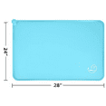 thumbnail image 5 of Silicone Waterproof Dog Cat Pet Feeding Mats, Non Slip, Easy Clean Pet Dog Cat Bowl Mats Placemat (28" x 24") Blue, 5 of 6