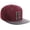 Burgundy LGrey, White Black, variant on Classic Snapback Hat Custom A to Z Initial Varsity Letters, Burgundy Gold Hat White Gold Letter O