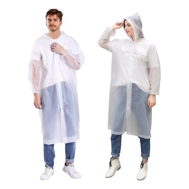 2pz Impermeables Lluvia Capa Poncho Gabardina Hombre Mujer