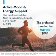 MethylPro 2.5mg L-Methylfolate - Professional Strength Active Methyl Folate Supplement for Brain Support & Balanced Mood - Gluten-Free Cognitive Supplement with No Fillers (30 Capsules)