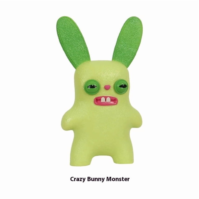 Creative Gifts Ugly Cute Toys,Funny Ugly Monster,Collectible(Screaming Monster Puzzle Series - Crazy Rabbit Monster)