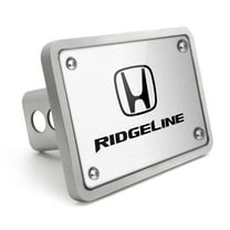 Honda Ridgeline UV Graphic Brushed Billet Aluminum 2 inch Tow Hitch Cover