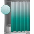 thumbnail image 4 of Cyan Turquoise Shower Curtain, 48" x 72", Gradient Waterproof Bathroom Curtain Washable Shower Curtain Set with 12 Hooks, 4 of 6