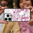 thumbnail image 4 of RSMTCI for iPhone 11 Case 6.1 IN,Fashion Pink Music Cat Phone Case,Black, 4 of 6
