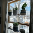 Hanging Plant Shelf Clear Acrylic Hanging Planting Shelves For Windows