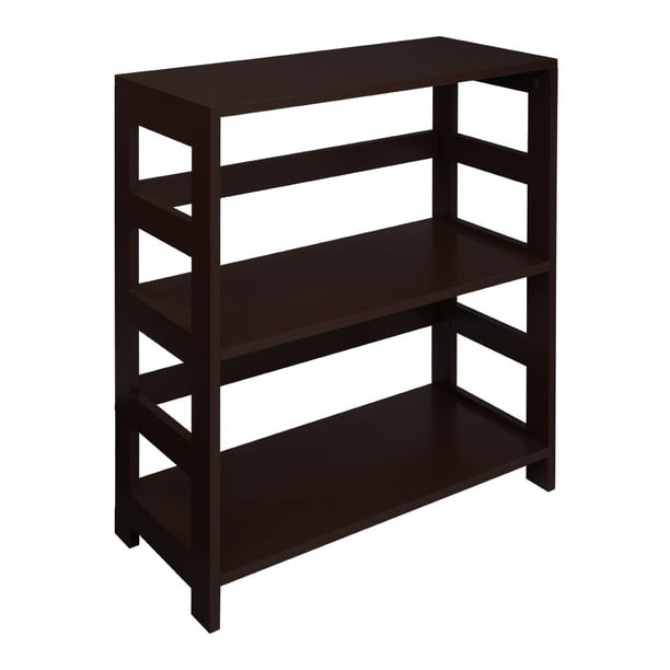 Urhomepro Bookshelf And Bookcase 3, Three Tier Storage Shelves