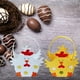 thumbnail image 5 of Bolsa de regalo pequeña, forma de pollo con asas, bolso de mano, cubo para Pascua, fiesta de cumpleaños de niño y niña, chocolate dulce, 5 of 9