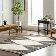 thumbnail image 2 of nuLOOM Chasen Cotton and Wool Flatweave Diamond Tassel Area Rug, 7' 6" x 9' 6", Ivory, 2 of 3