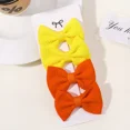 thumbnail image 1 of 4 Pcs/Set Barrette en Polyester Couleur Bonbon Solide pour Enfants Accessoires Cheveux tzw, 1 of 7