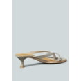 thumbnail image 5 of WINSLET Heeled Thong Sandal in Bronze, 5 of 5
