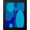 thumbnail image 2 of Mountain, Ricki 12x14 Black Modern Framed Museum Art Print Titled - Ocean Ellipses I, 2 of 5