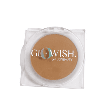 GloWish Lightweight Blurring Pressed Powder, Size: .35Oz, Beig/Green