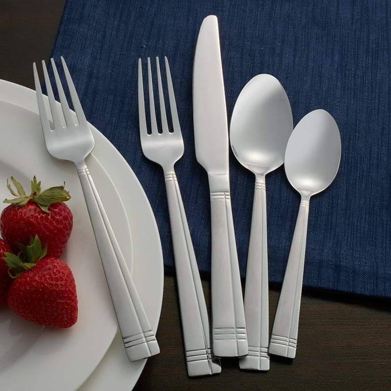 International Silver 20-Piece Dawson Frost Stainless Steel